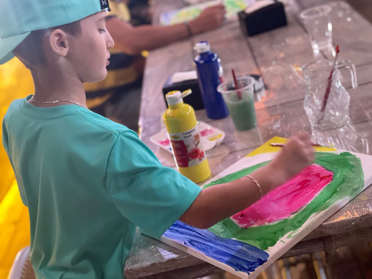 Art therapy session at Art House, Damascus, photo 1