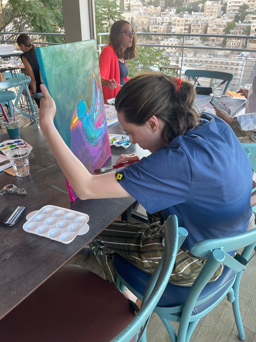 Art therapy session at Wild Jordan, Jordan, photo 4