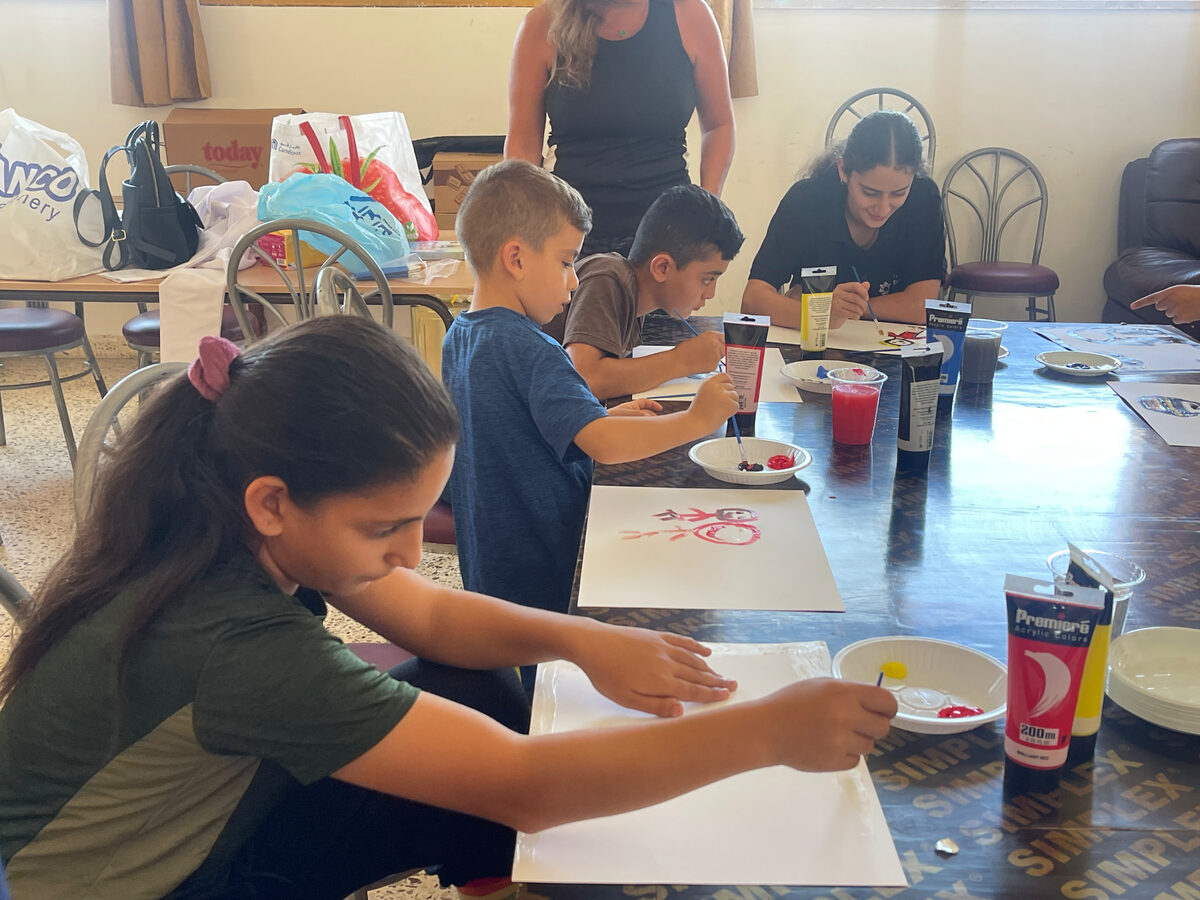 Art therapy session at the Royal Automobile Club, Jordan, photo 4