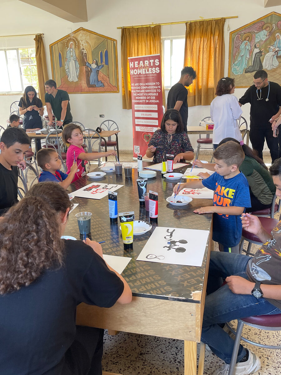 Art therapy session at the Royal Automobile Club, Jordan, photo 2