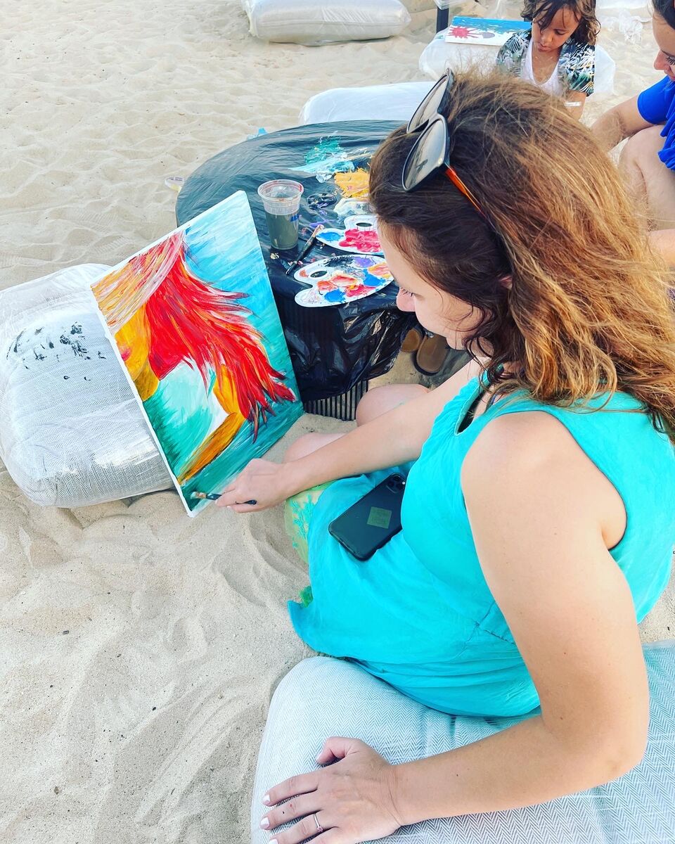 Art therapy session in Almaza Bay, photo 1