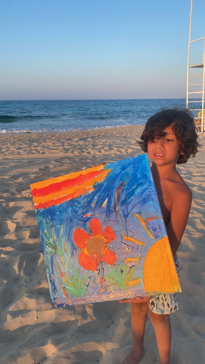 Art therapy session in Almaza Bay, photo 5