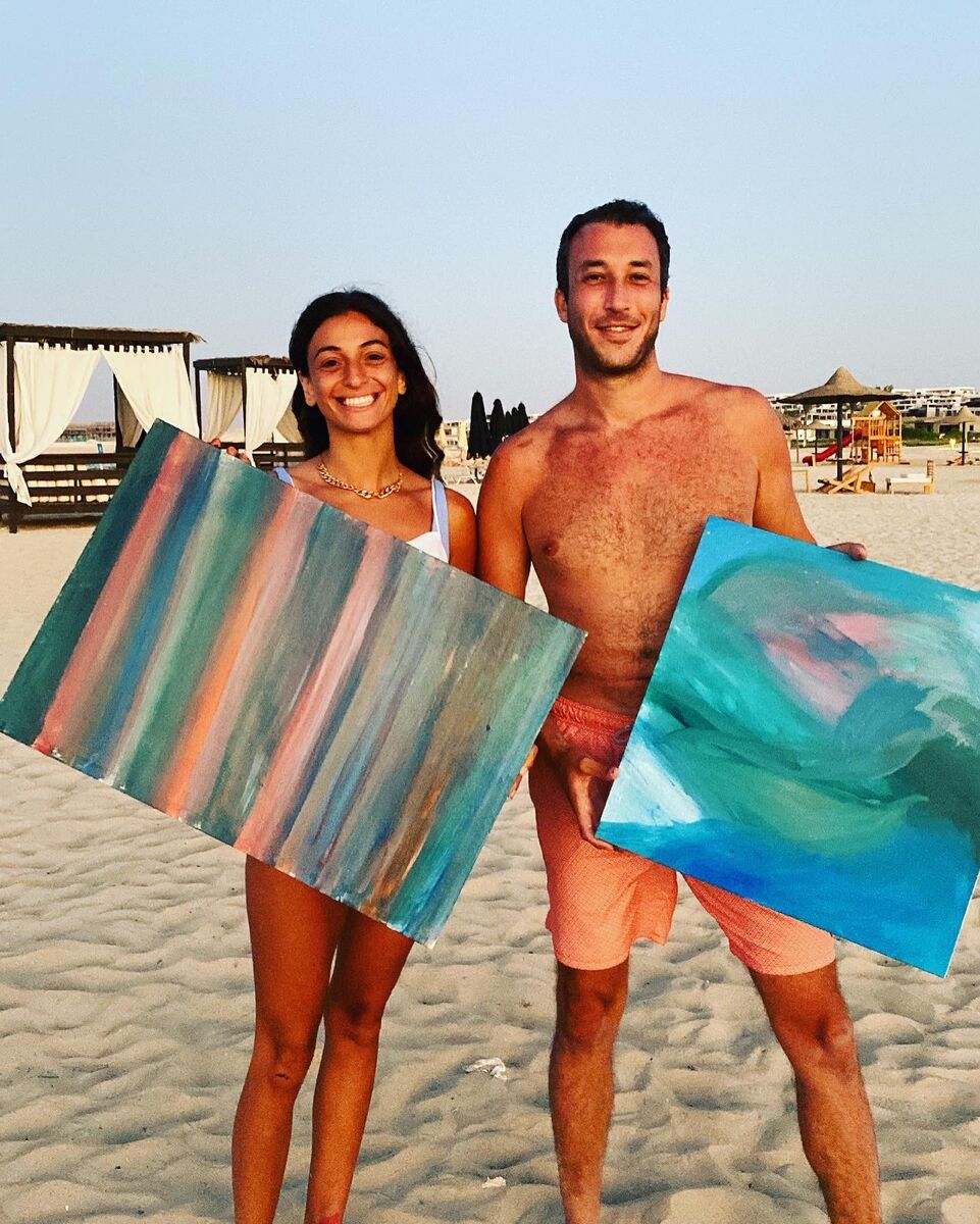 Art therapy session in Almaza Bay, photo 9